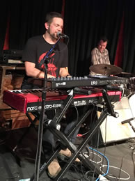 Chris and Damian at the Victoria Event Centre on February 29, 2020